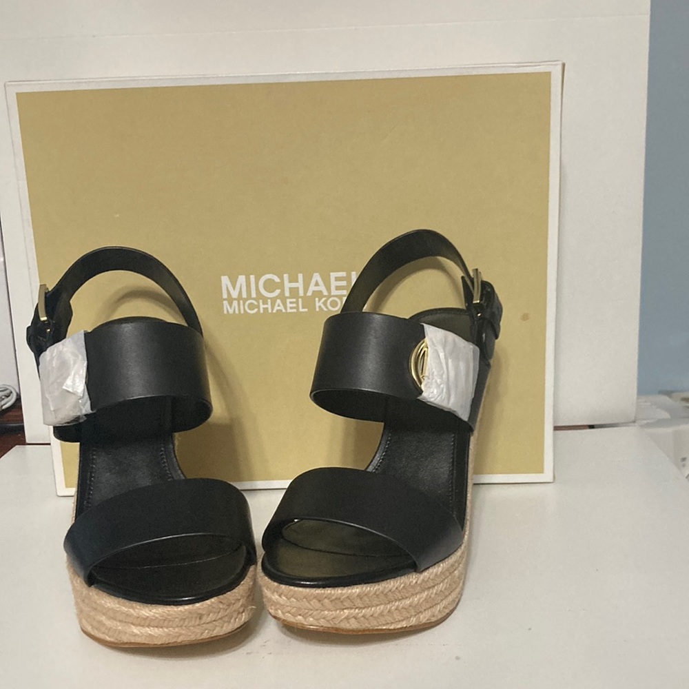 NIB Michael Kors Summer Platform Wedge Sandals